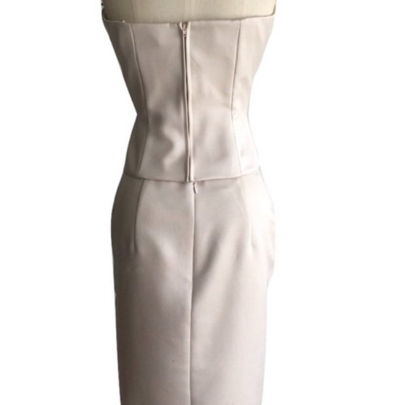 SOLD on another platform …..Kay Unger Champagne Strapless ,🚚FREE SHIPPING🚚 - Picture 4 of 9